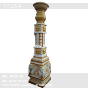Gypsum Column Design Round Pillar Colour Design Pillar Partition Design