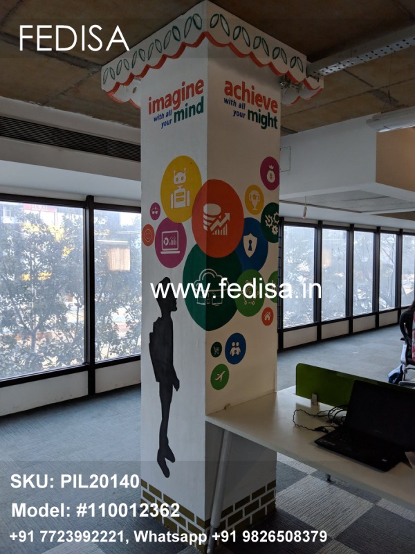 Painting Pillar Colour Design Gol Pillar Ka Design Square Pillar Painting Designs