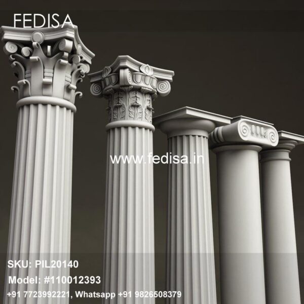 Portico Round Pillar Design Gol Pillar Ka Design Square Pillar Painting Designs
