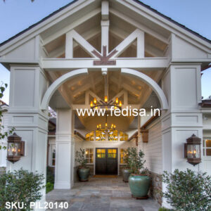 Front Door Porch With Pillars Ceiling Pillar Design Terrace Pillar Design