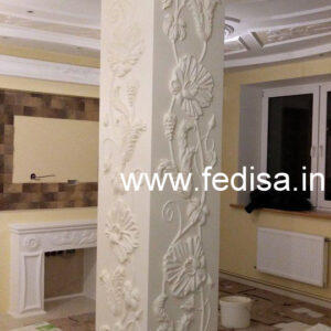 Column Paneling Design Seven Pillars Design Studio Pillar Cover Design