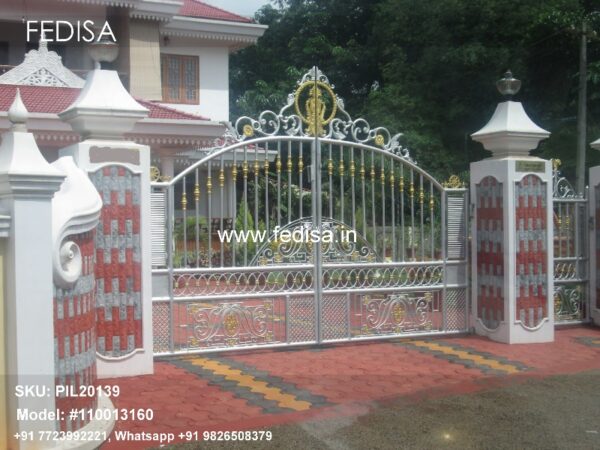 Stucco Pillars Modern House With Pillars Tiles Design For Pillars