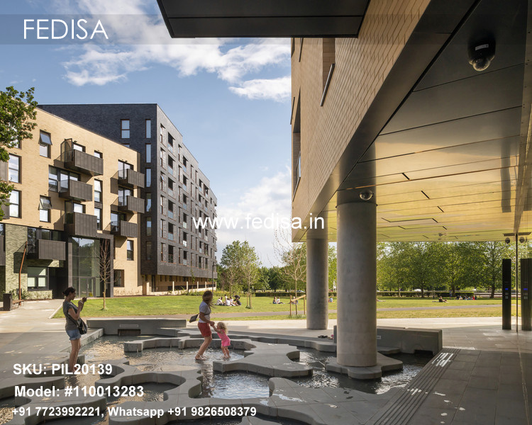 Round Brick Pillar Gol Pillar Ki Design Pillar Design In Bedroom