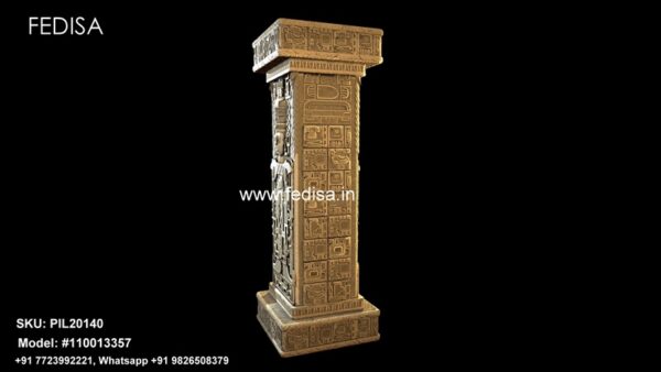 Granite Column Design Pillar Jali Design Cement Round Pillar Design