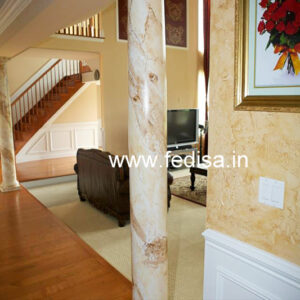 Double Pillar Design Gol Pillar Ki Design Pillar Design In Bedroom
