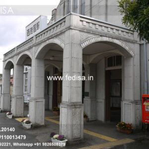 Terrace Column Design Cement Design Pillar Round Pillar Plaster Design