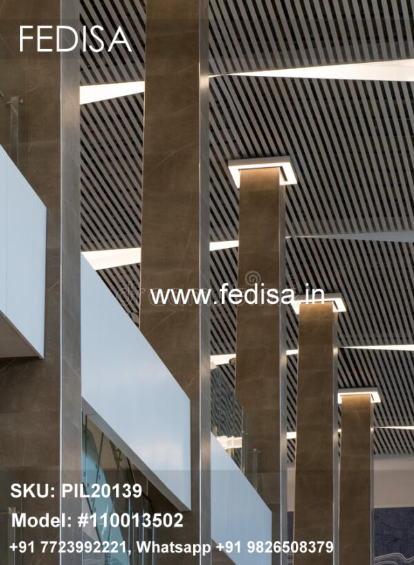 L Shape Column Design House Pillar Colour Design False Pillar Design