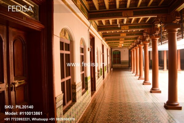 White Pillars For Front Porch Ghar Ka Pillar Ka Design Decorating Pillars For Christmas