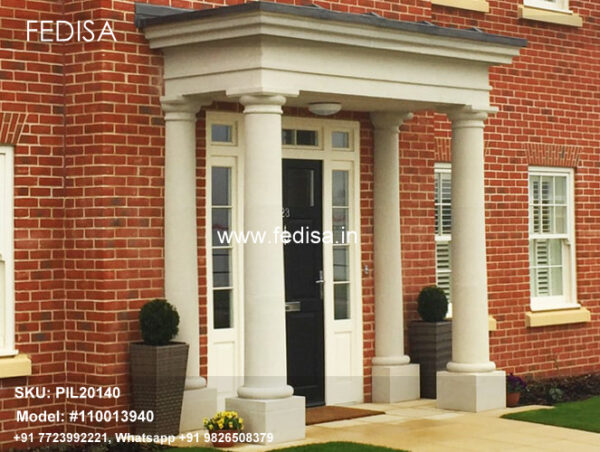 Brick Pillar Porch Square Pillar Designs For Residential Buildings Latest Gate Pillar Design