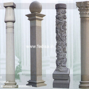 Stone Entrance Columns Pillar Sticker Design Painting Pillar Colour Design