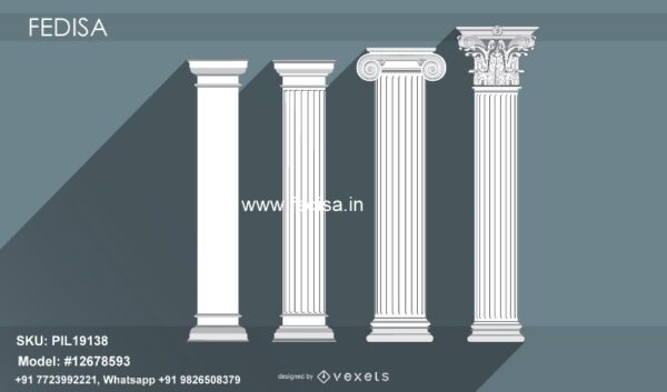 Concrete Block Pillar Wooden Pillar Design For Temple Mandir Ke Pillar Ki Design
