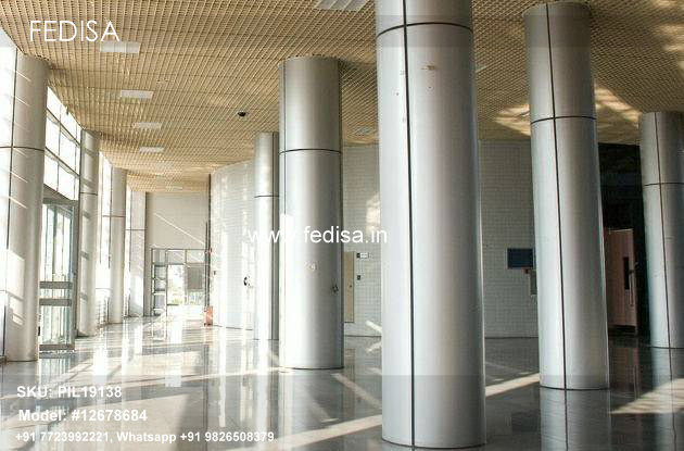Round Brick Pillar Front Home Pillar Design Wall Tiles Design For Pillars