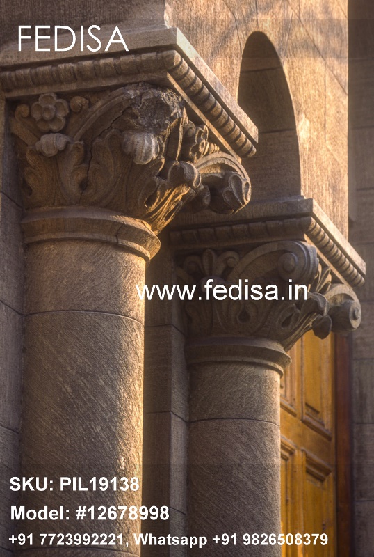 Interior Wood Column Design Stambha Design House Mandir Column Design