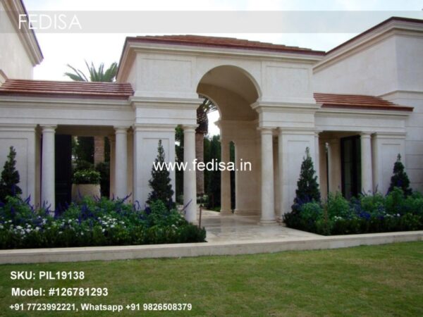 Designs For Pillars In Front Of House New Model Pillar Design Dining Hall Pillar Design