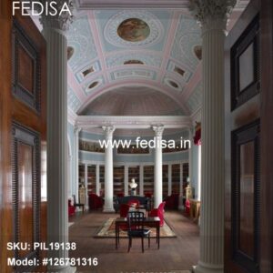 Main Gate Pillar Plaster Design Stambha Design House Mandir Column Design