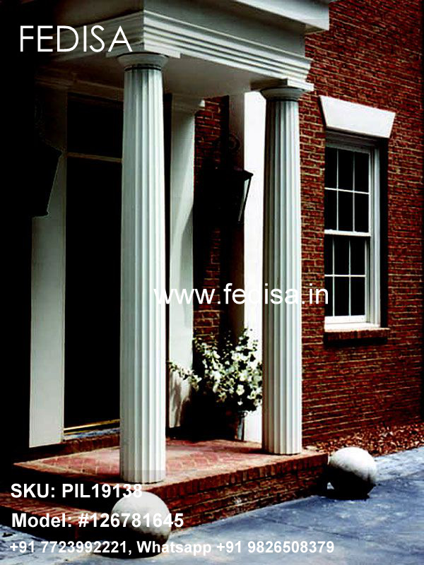 Half Pillar Design For House Pillars Decoration Pillar Design In House