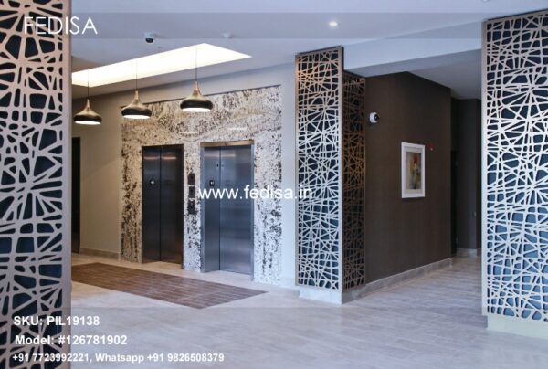 Spiral Brick Pillar Pillar Wall Tiles Design Arch And Pillar Design