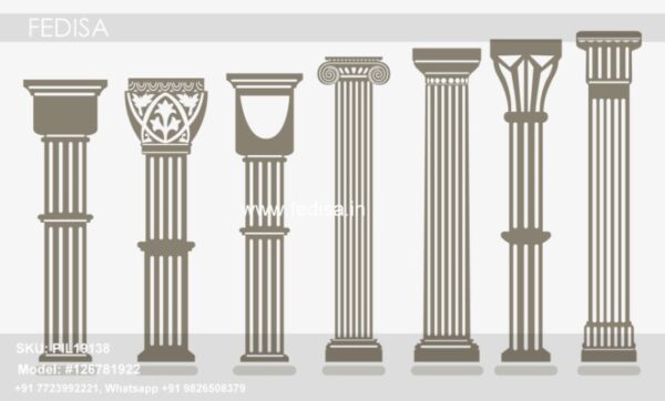 Entrance Columns Pillar Wall Tiles Design Arch And Pillar Design