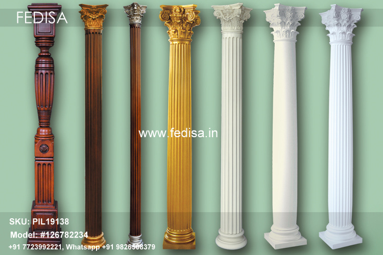 Round Pillar Design For Houses Ghar Ke Pillar Ka Design Decorating