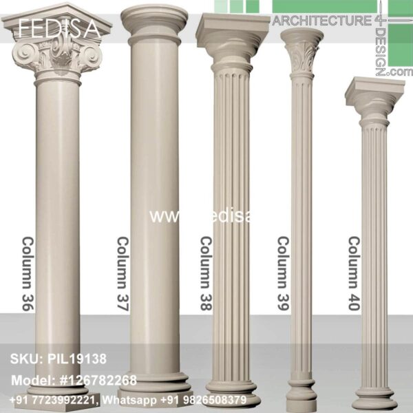 Design Of Compression Members Main Gate Pillar Design 2061 Plaster Design Pillar