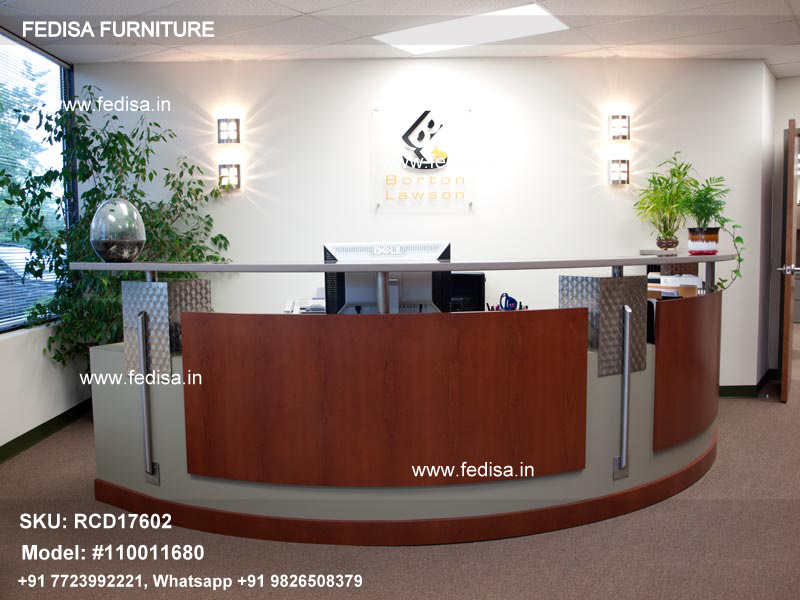 Salon Reception Desk Aluminium Reception Desk Half Round Reception Desk
