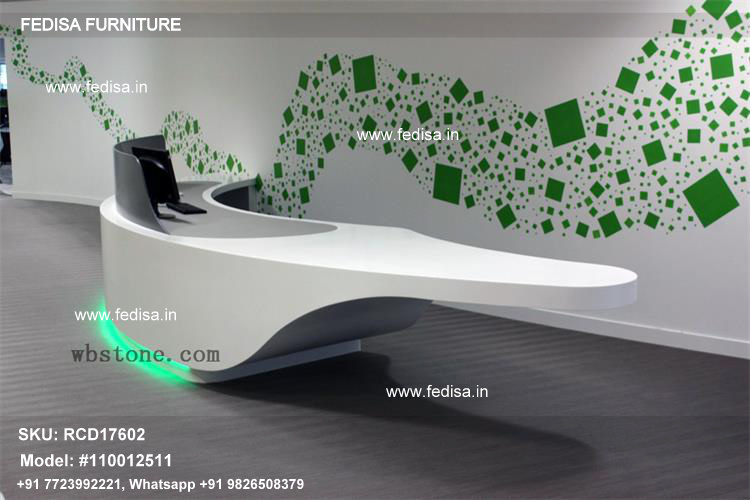 Modern Reception Desk Antique Reception Desk Wavy Reception Desk Reception Desk 1500mm
