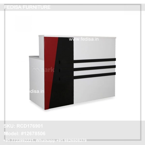 Salon Counters Boss Glazed Reception Desk N176 Large White Reception Desk Reception Desk For Two