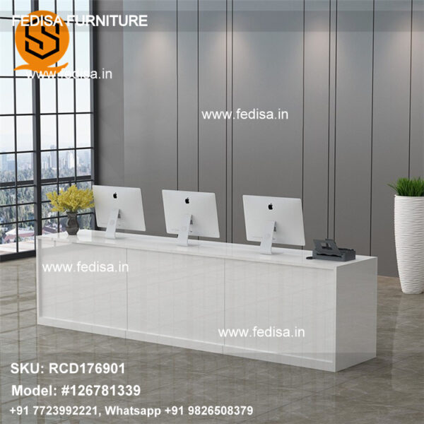 Modern Reception Table Boss Glazed Reception Desk N254 Reception Desks Near Me Reception Desk For Two
