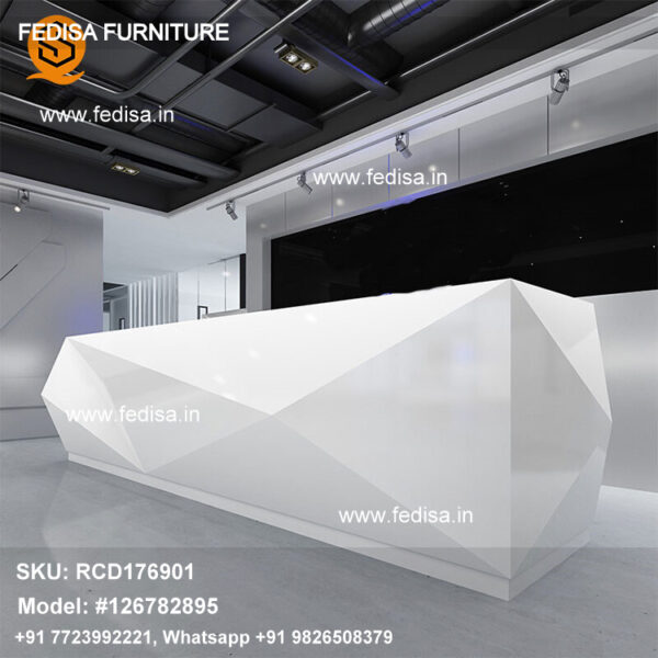 Modern Reception Table Desk For Salon Reception Area Desk Reclaimed Reception Desk