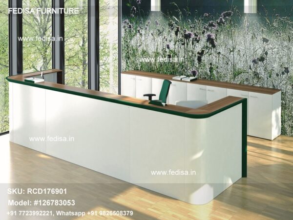 Reception Office Desk For Hair Salon Receptionist Standing Desk Receptionist Table For Sale