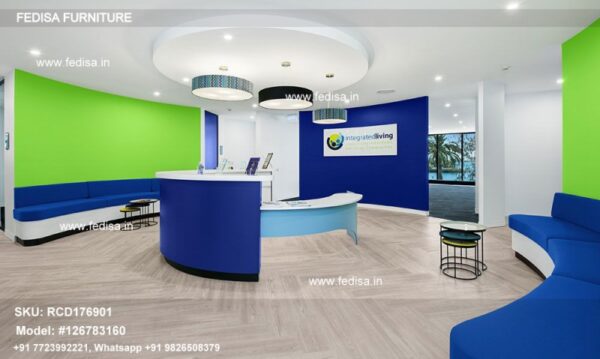 Reception Counter Double Reception Desk Solid Wood Reception Desk Receptionist Table For Nail Salon