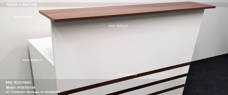 Office Reception Desk Desk For Salon Stand Up Reception Desk Reclaimed ...