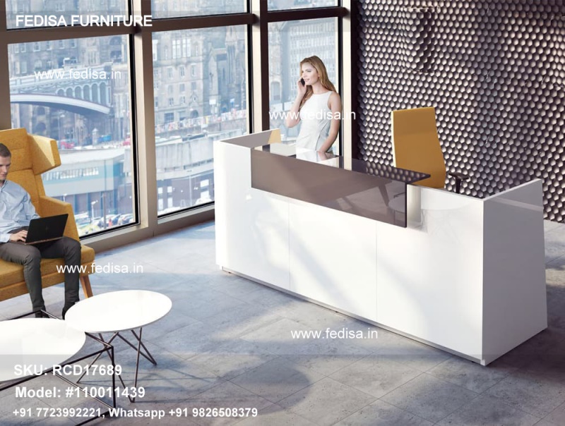 L Shaped Reception Desk 25th Hand Reception Desk Bronze Reception Desk