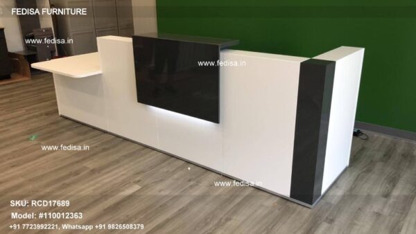 Modern Reception Table 101 Person Reception Desk Small Reception Desk With Drawers Reception Area Salon