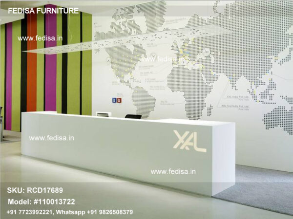 Salon Reception Desk 84 Ft Reception Desk Reception Desk Clinic Reception Counter Furniture