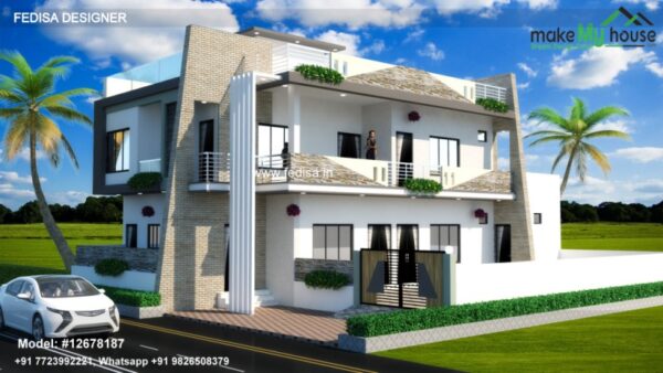 Villa House Design Master Suite Floor Plans 121 By 50 House Plan Autocad House Plans