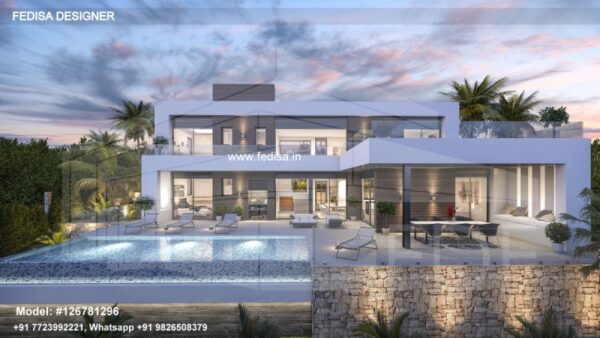 House Construction Design Maroon House Exterior L Shaped House Beautiful House Plans