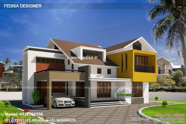 Home Parapet Design Mediterranean Home Decor Exterior Colour Combinations Beautiful House Plans With Photos