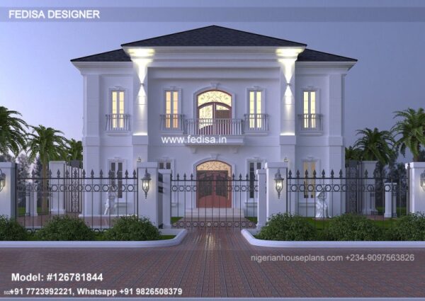 Front View Of House Mediterranean Style House Plans Alosta Luxury Private Villa Best Asian Paint For Exterior Walls