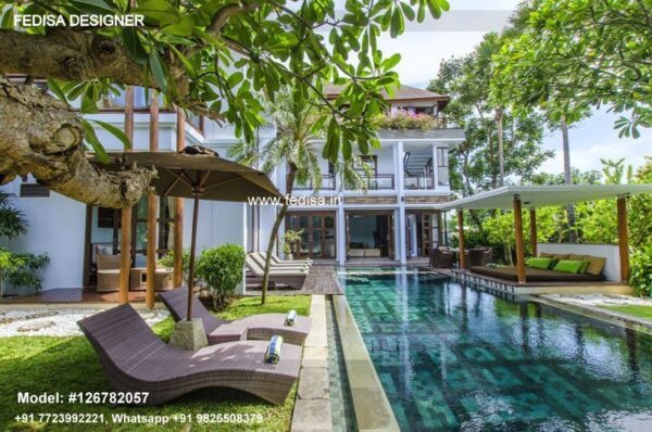442 Feet Front House Design Mediterranean Kitchen Design Mediterranean Villa Architecture Bedroom Theme Ideas