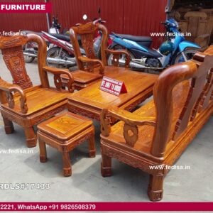 164 Seater Wooden Sofa Set L Shape Sofa Set With Center Table Space Saving Living Room Ideas Good Sofa Set