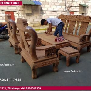 167 Seater Sofa L Shape Sofa Set Wooden Sofa Design Colour Green Colour Sofa Set