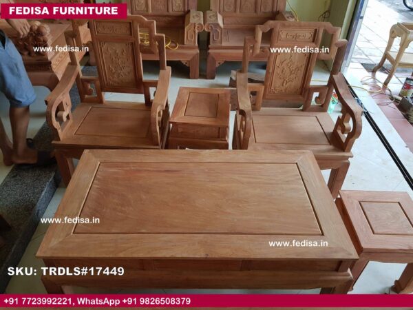 Buy Sofa Set Online L Shape Sofa Set Wooden Zen Style Living Room Green Colour Sofa Set