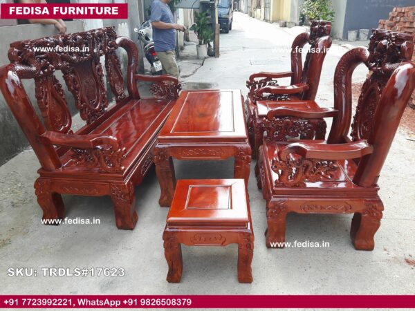 Affordable Sofa Set L Shape Sofa Set Under 170000 Partition Between Drawing And Dining Room Green Sofa Set