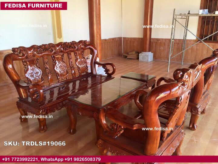 Stainless Steel Sofa Set L Shape Sofa Set Wooden Center Table For Drawing Room Home Furniture Sofa Set