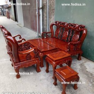 166 Seater Sofa L Shape Sofa Set Wooden Classic Living Room Furniture Home Decor Sofa Set