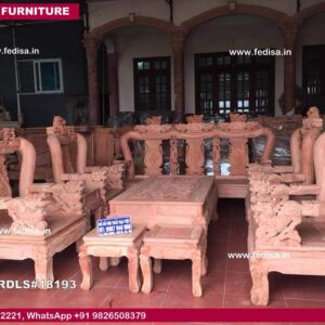 166 Set Sofa L Shape Sofa With Table Red Leather Armchair Home Decor Sofa Set