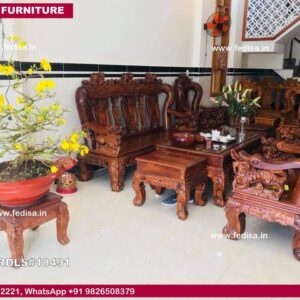Simple L Shape Sofa L Shape Wooden Sofa Set Brown Sofa Living Room Home Furniture Sofa Set