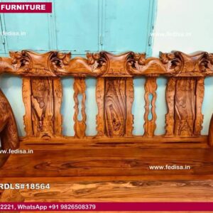 Sofa Set Maharaja Style L Shape Wooden Sofa Set Small Arm Chair Home Furniture Sofa Set