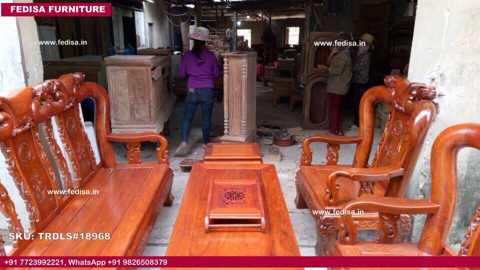 Blue Colour Sofa Set L Shape Sofa With Table Living Room Storage Ideas